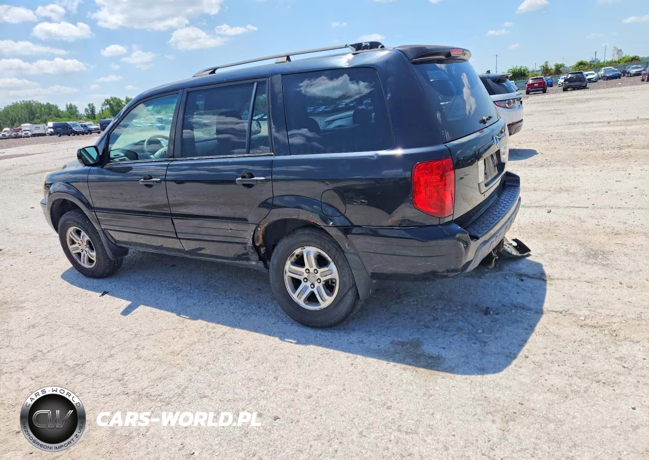 2003 Honda Pilot Exl VIN:2HKYF18513H557739 - 2