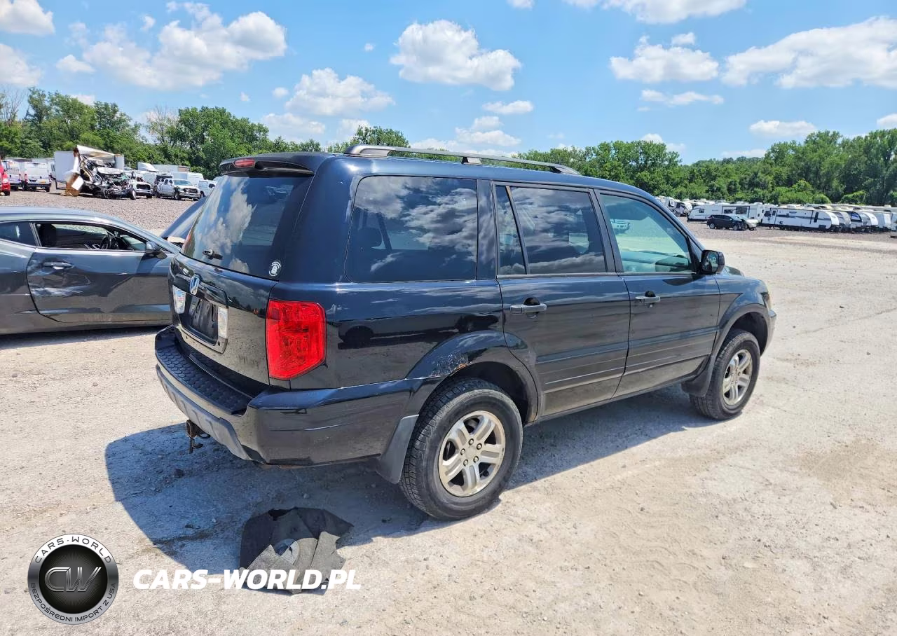 2003 Honda Pilot Exl VIN:2HKYF18513H557739 - 3