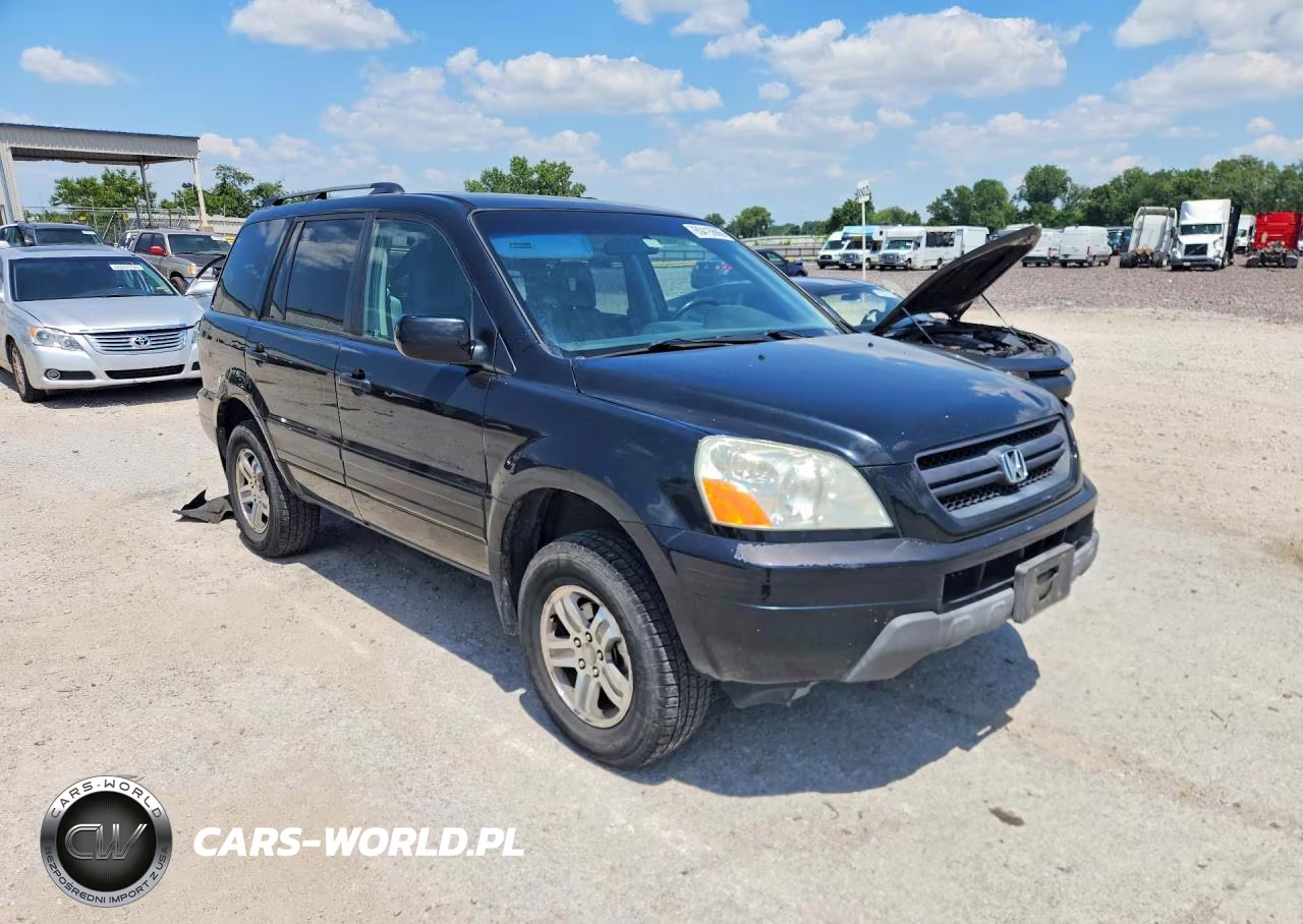 2003 Honda Pilot Exl VIN:2HKYF18513H557739 - 4