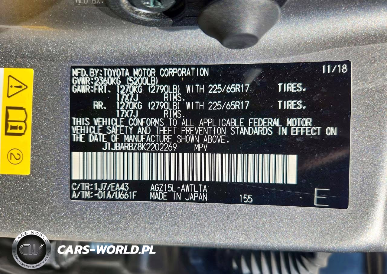 2019 Lexus Nx 300 Base VIN:JTJBARBZ8K2202269 - 13
