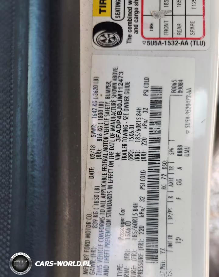 2018 Ford Fiesta Se VIN:3FADP4BJ0JM112473 - 12