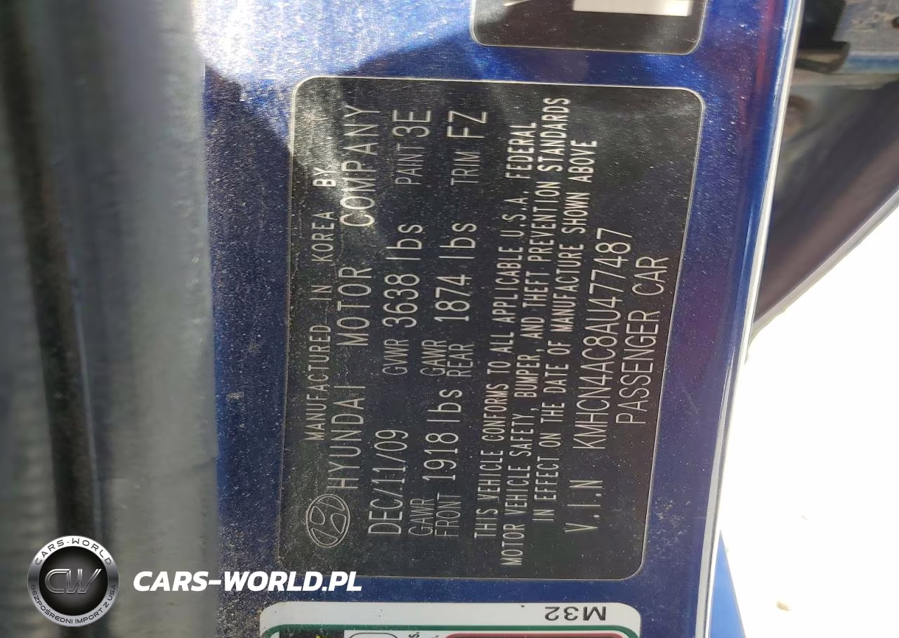 2010 Hyundai Accent Gls VIN:KMHCN4AC8AU477487 - 12