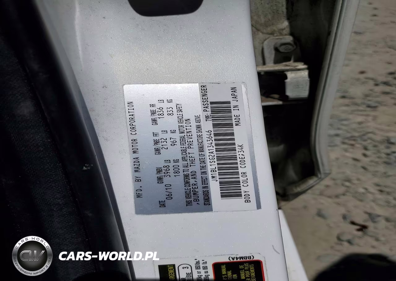 2010 Mazda 3 I VIN:JM1BL1SG2A1343646 - 12