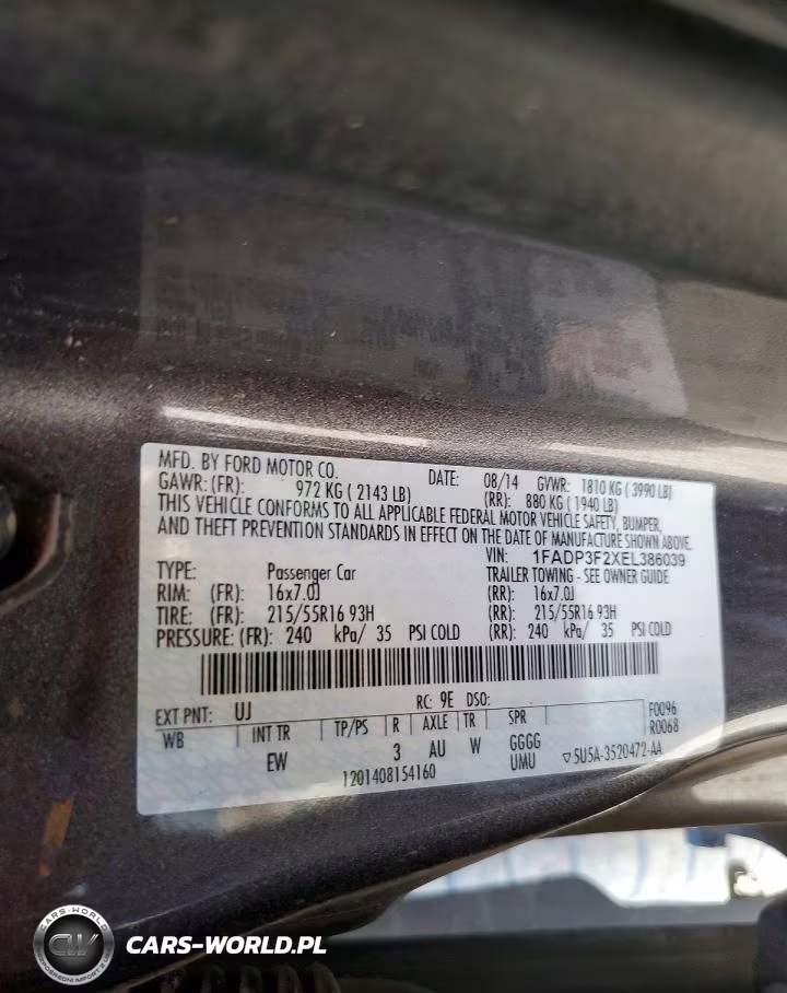 2014 Ford Focus Se VIN:1FADP3F2XEL386039 - 12