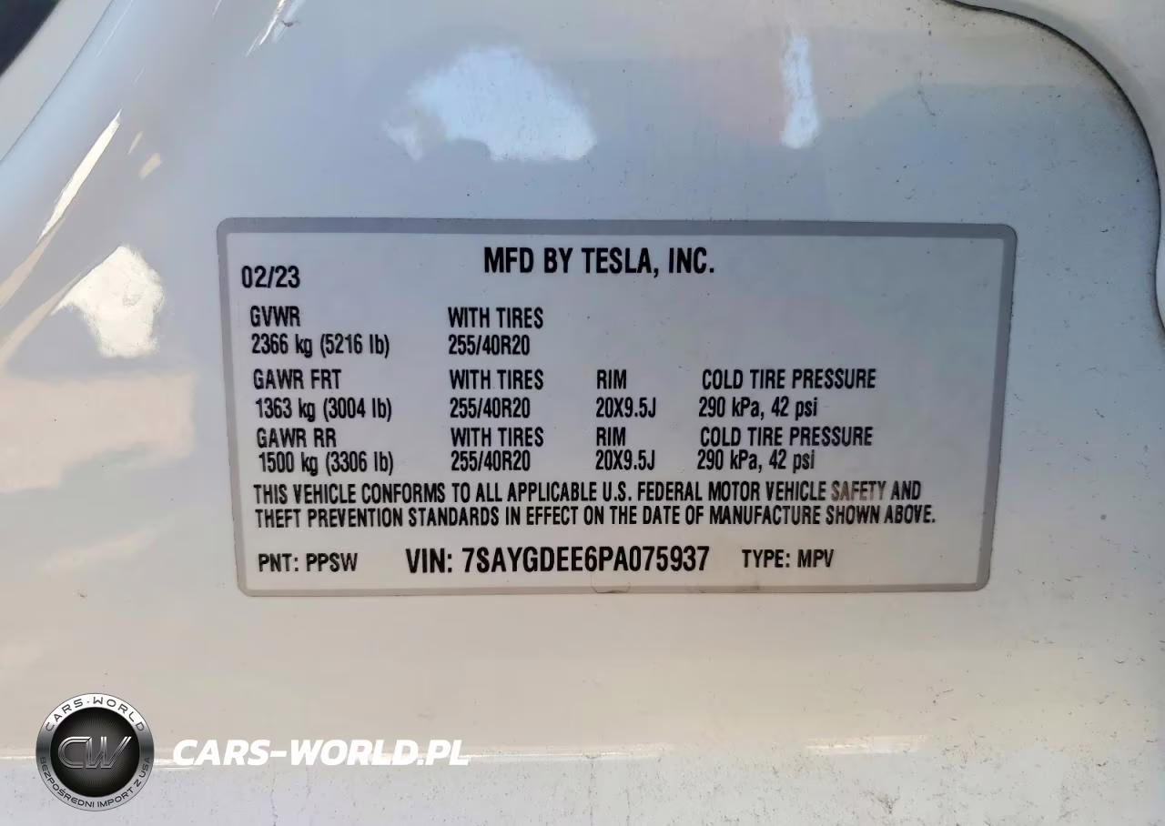 2023 Tesla Model Y VIN:7SAYGDEE6PA075937 - 12