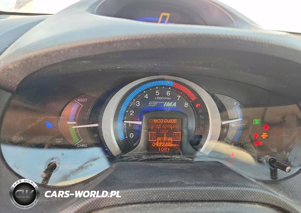 2010 Honda Insight Ex VIN:JHMZE2H72AS036282 - 9