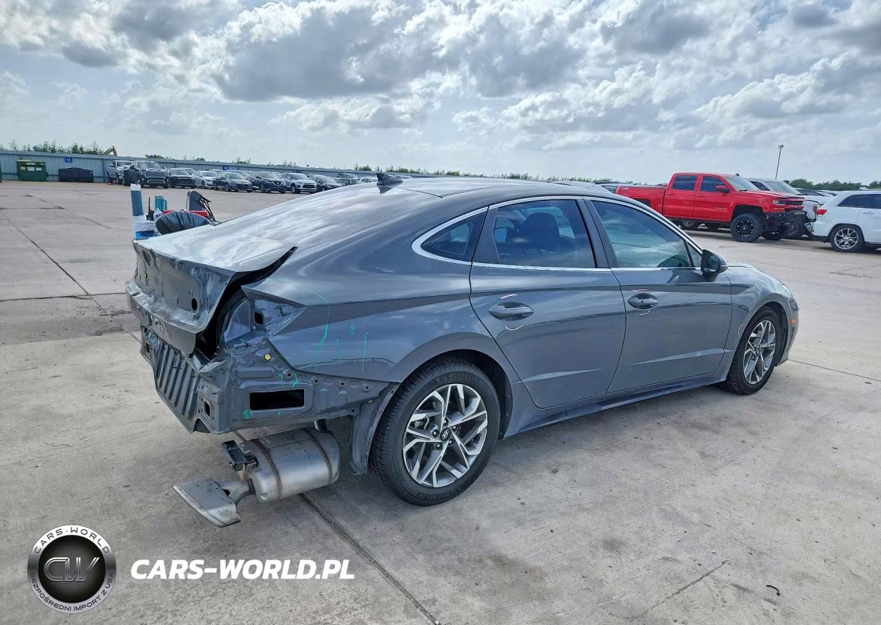 2021 Hyundai Sonata Sel VIN:5NPEL4JA9MH100604 - 3