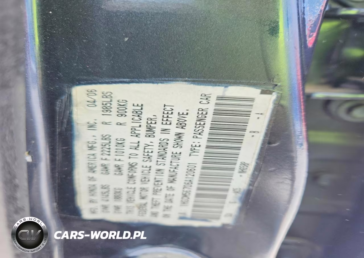 2006 Honda Accord Ex VIN:1HGCM56706A120601 - 12