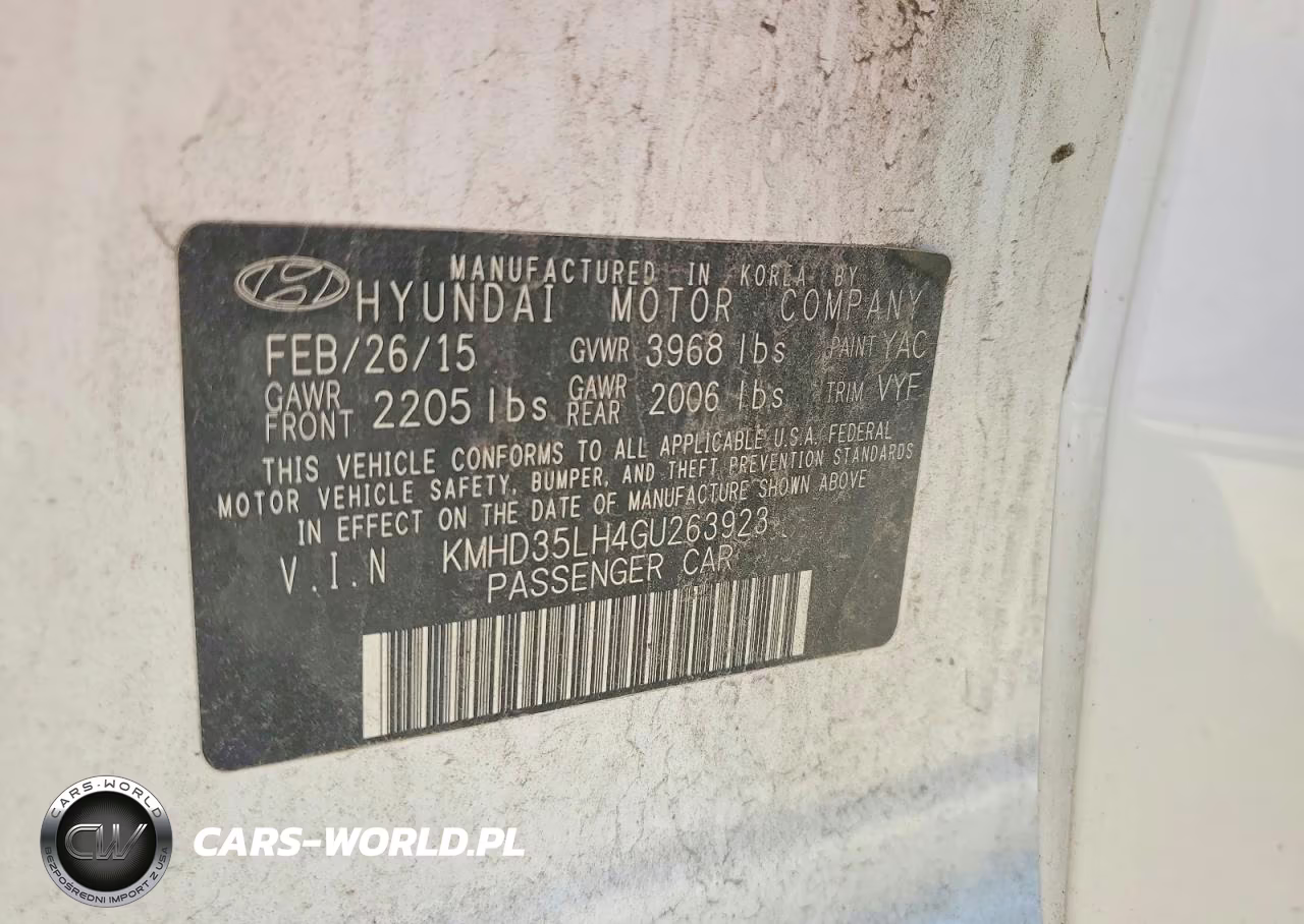2016 Hyundai Elantra Gt Base VIN:KMHD35LH4GU263923 - 12