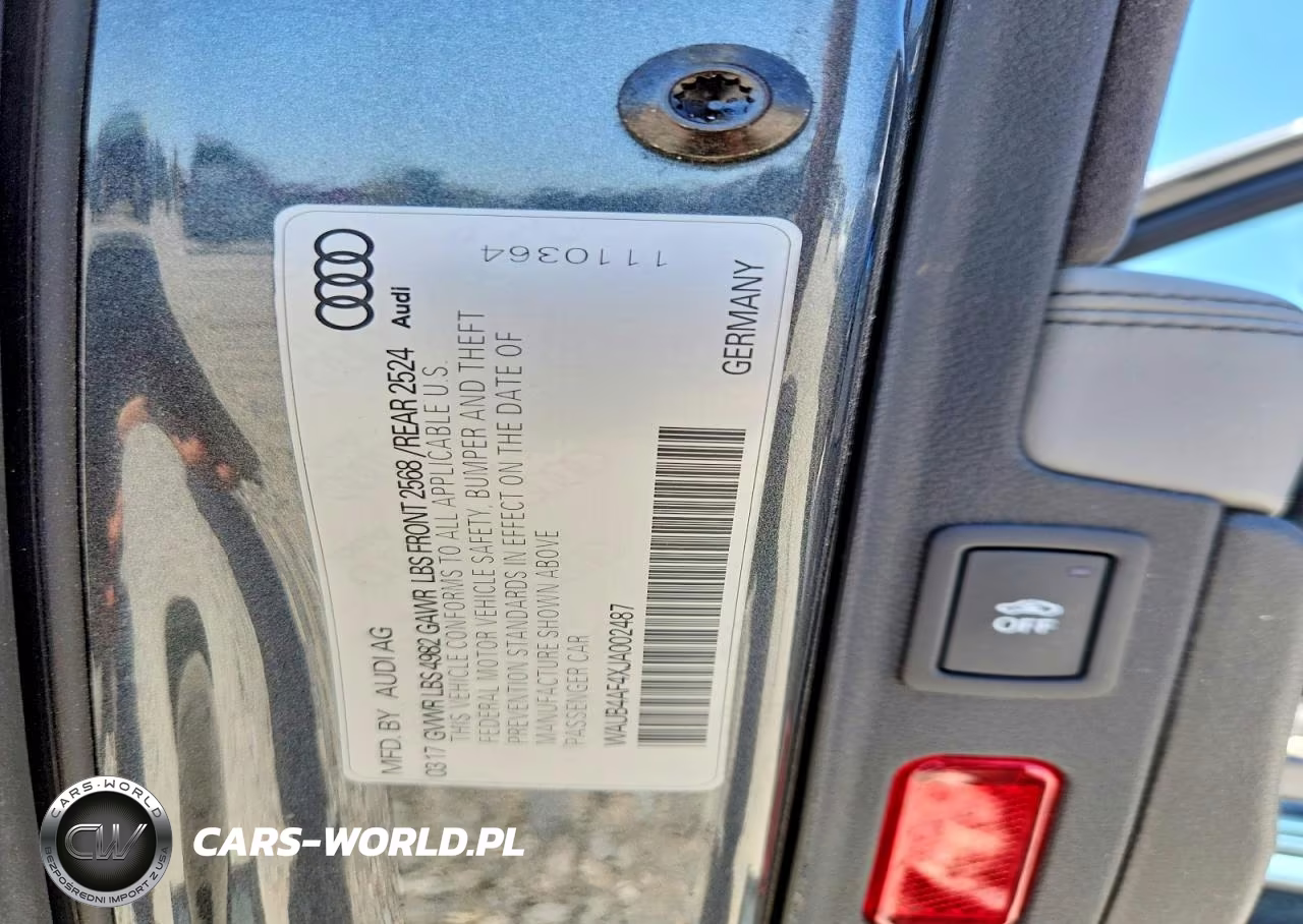 2018 Audi S4 Premium Plus VIN:WAUB4AF4XJA002487 - 12