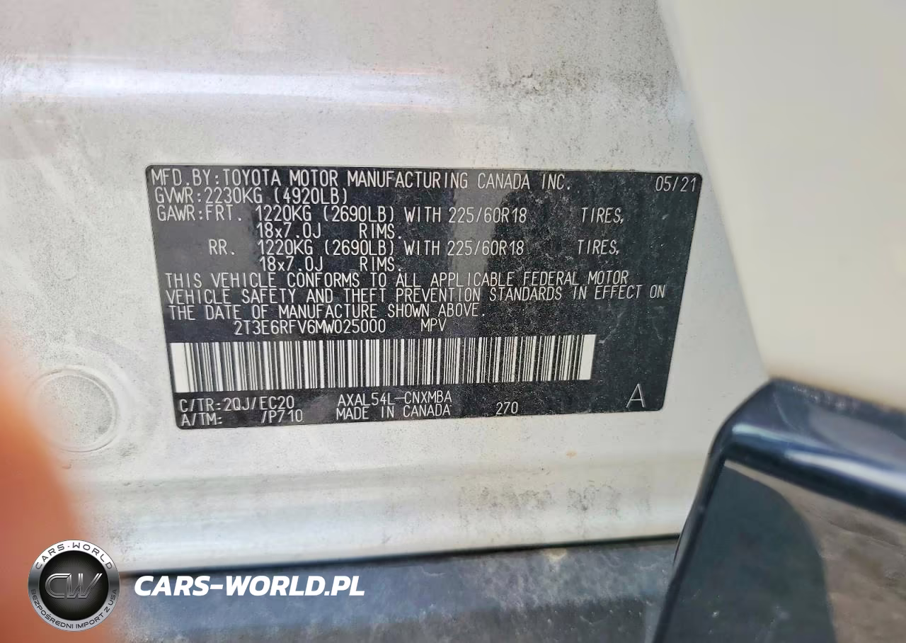2021 Toyota Rav4 Xse VIN:2T3E6RFV6MW025000 - 13