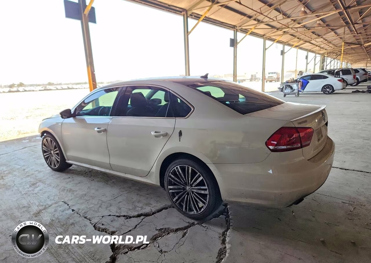 2014 Volkswagen Passat Se VIN:1VWBT7A38EC117457 - 2