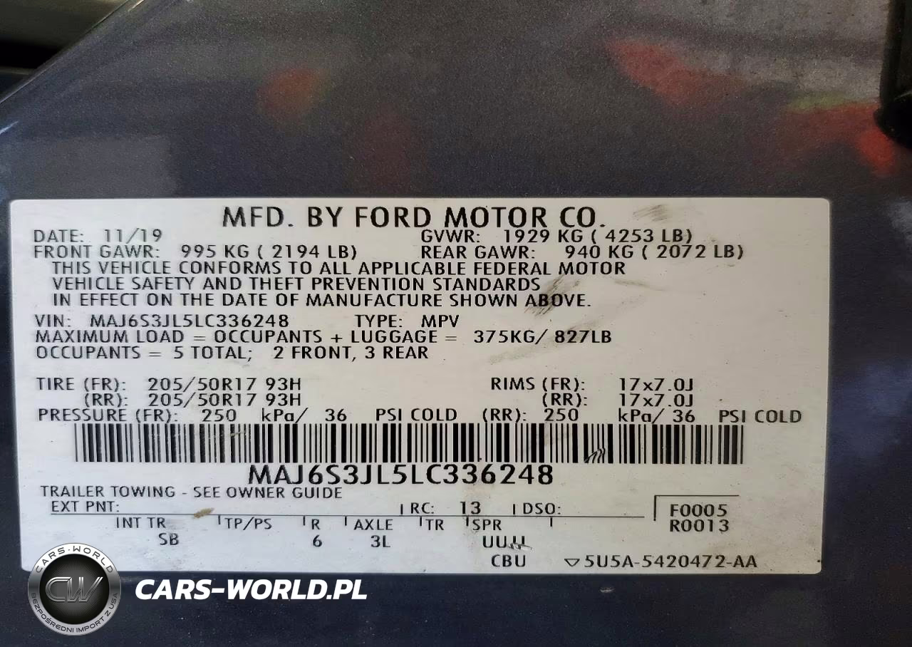 2020 Ford Ecosport Ses VIN:MAJ6S3JL5LC336248 - 13