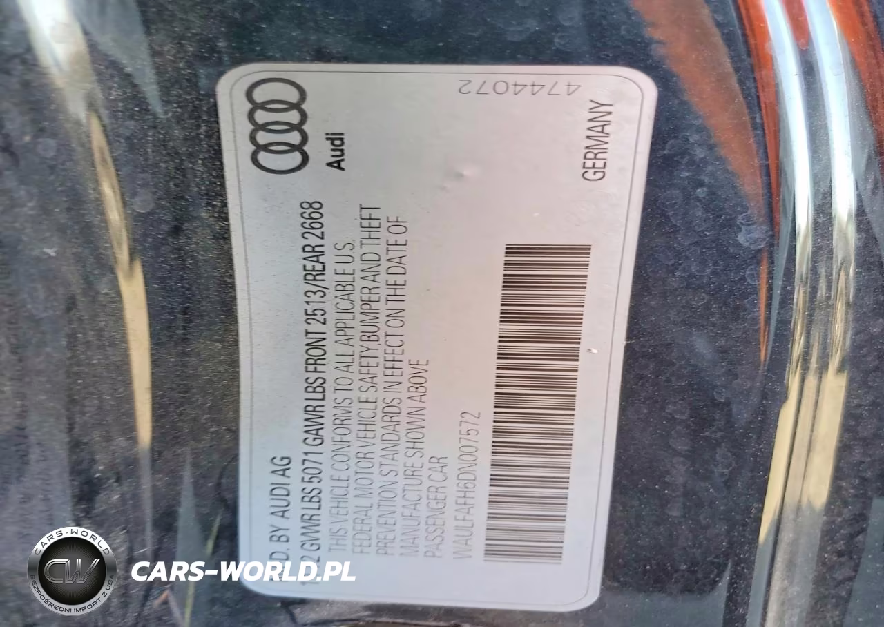 2013 Audi A5 Premium Plus VIN:WAULFAFH6DN007572 - 12