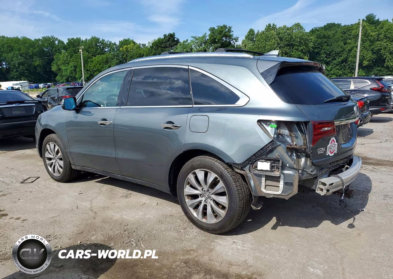 2015 Acura Mdx Technology VIN:5FRYD4H48FB011830 - 2