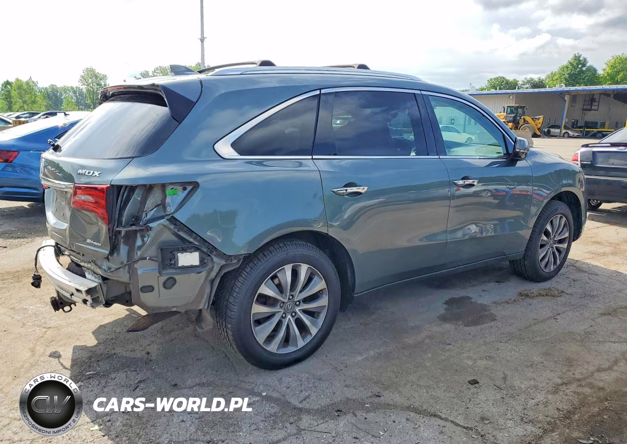 2015 Acura Mdx Technology VIN:5FRYD4H48FB011830 - 3