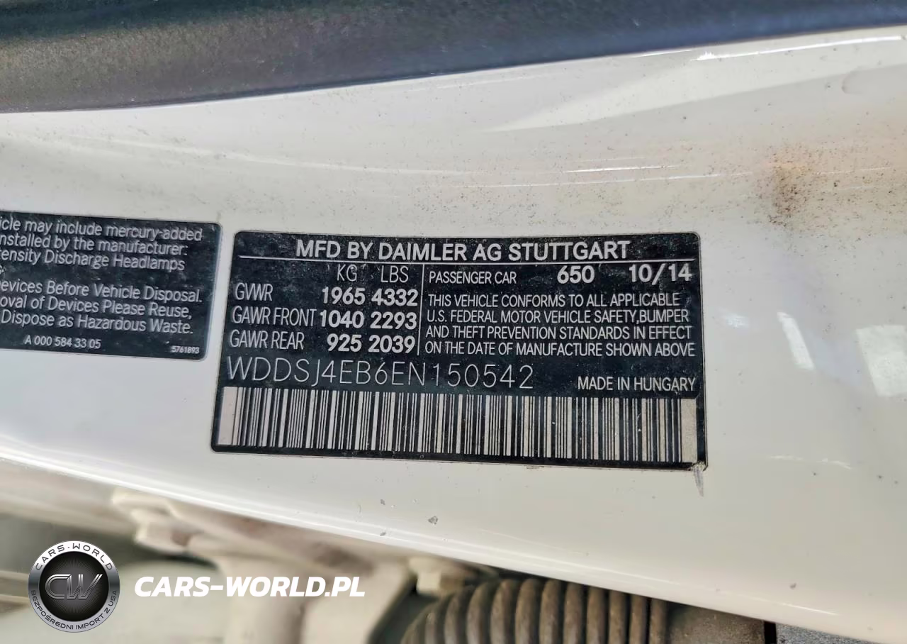 2014 Mercedes-Benz Cla 250 VIN:WDDSJ4EB6EN150542 - 12