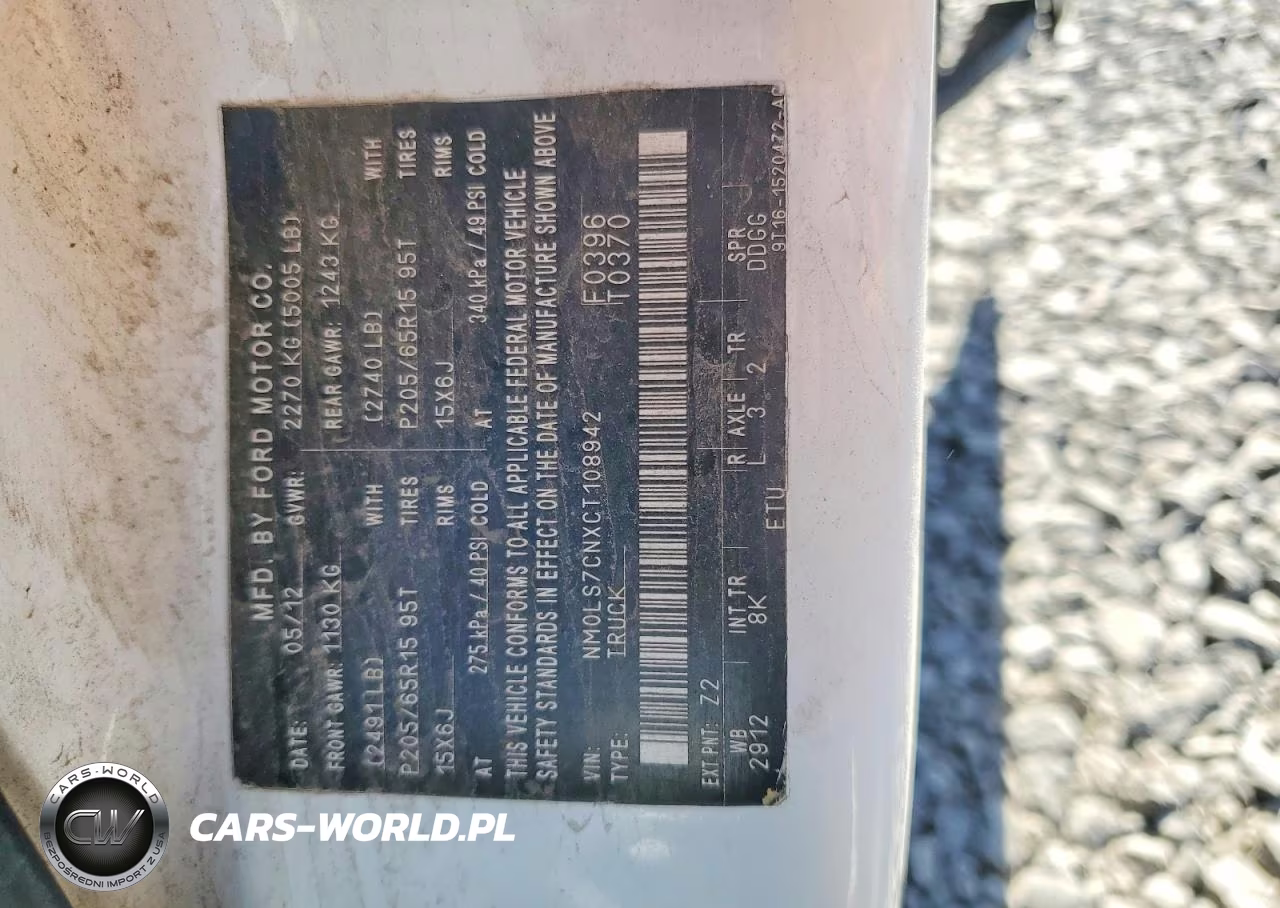 2012 Ford Transit Connect Xl VIN:NM0LS7CNXCT108942 - 13