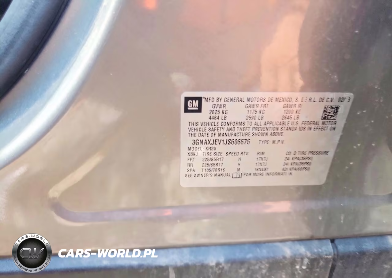 2018 Chevrolet Equinox Lt VIN:3GNAXJEV1JS606676 - 12