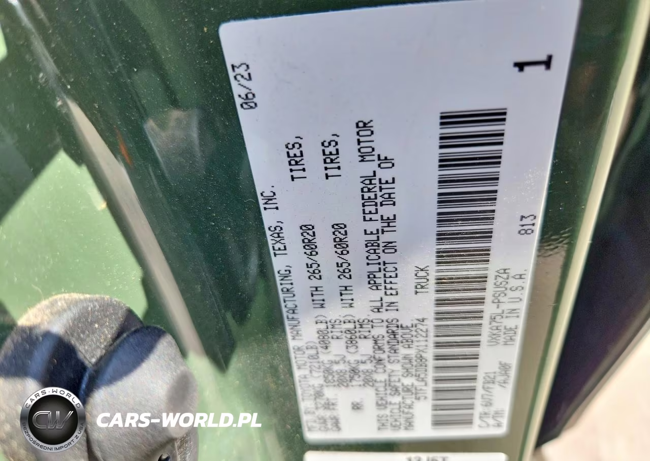 2023 Toyota Tundra Sr5 VIN:5TFLA5DB8PX112274 - 12