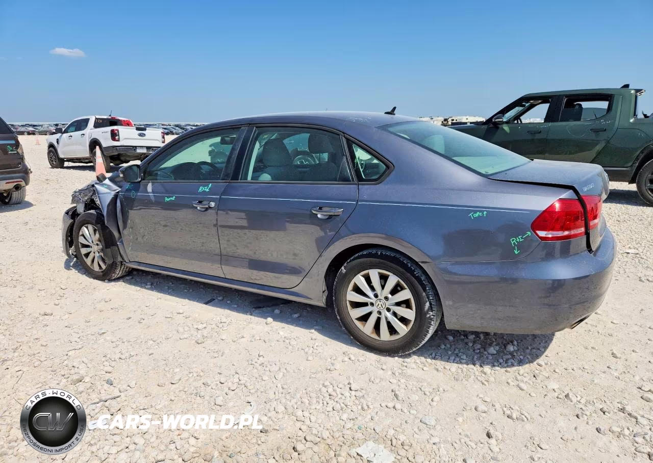 2013 Volkswagen Passat S VIN:1VWAH7A32DC105591 - 2