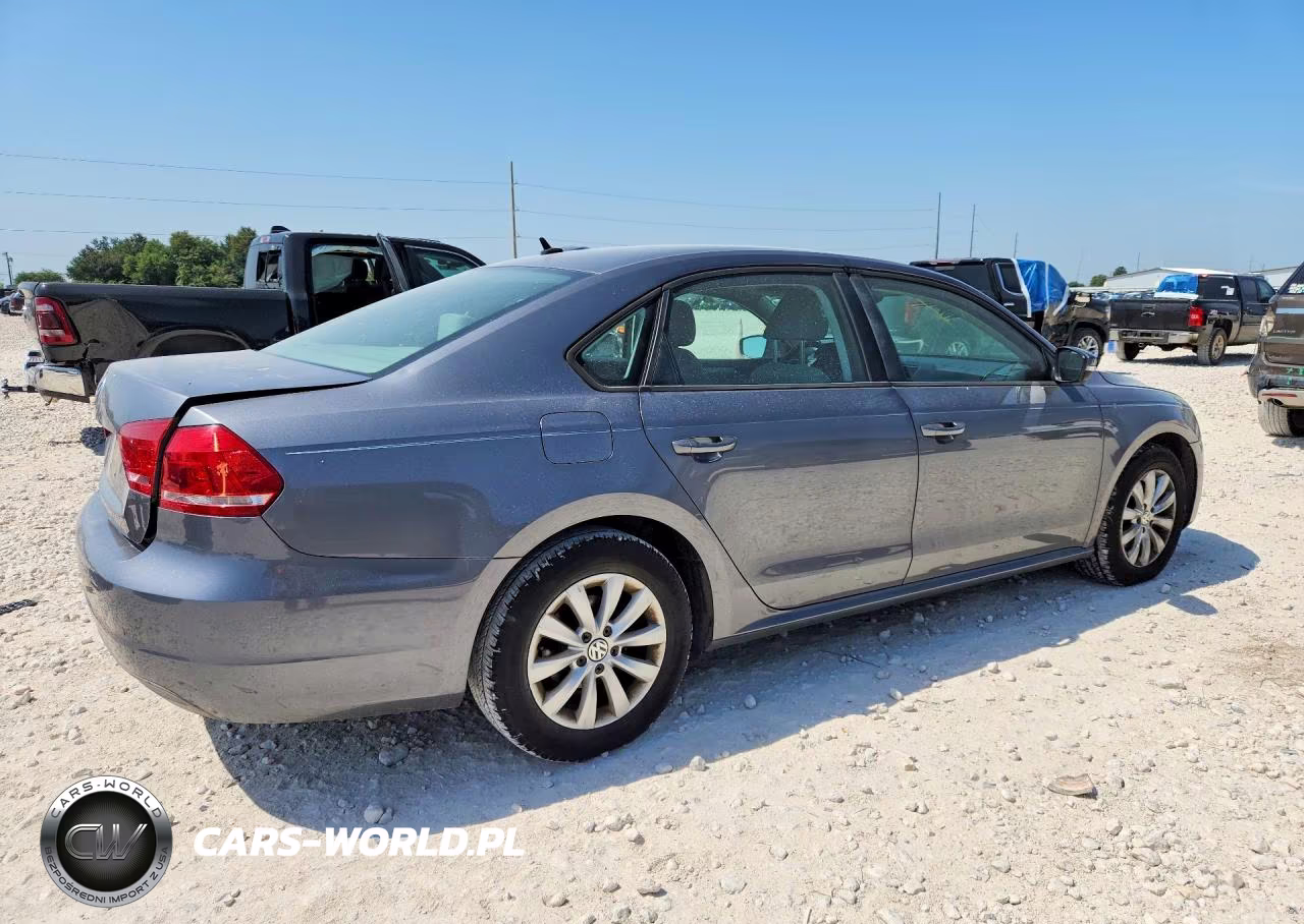 2013 Volkswagen Passat S VIN:1VWAH7A32DC105591 - 3