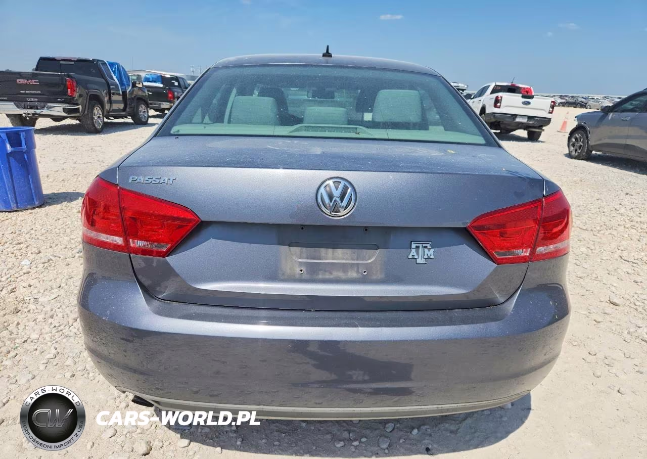 2013 Volkswagen Passat S VIN:1VWAH7A32DC105591 - 6