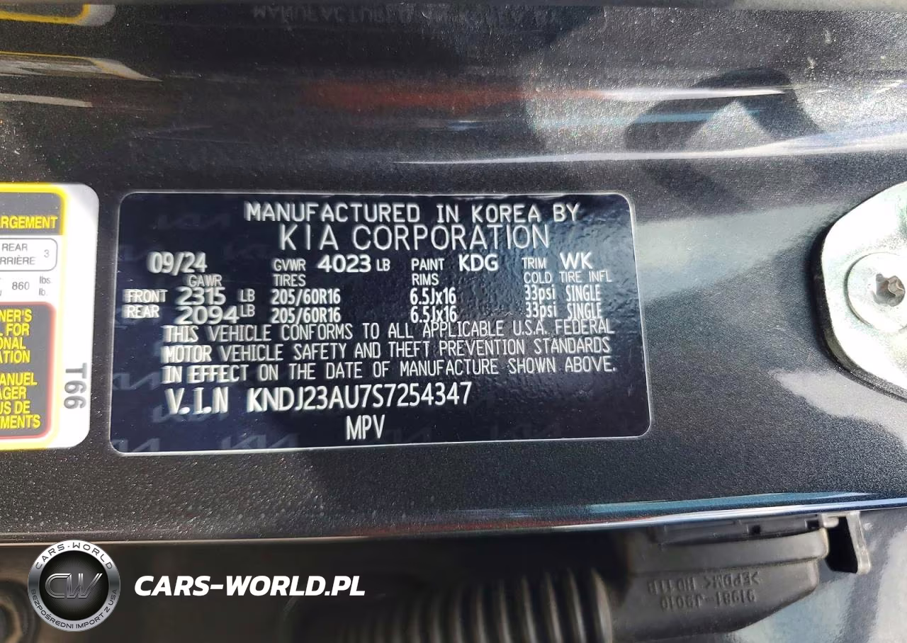 2025 Kia Soul Lx VIN:KNDJ23AU7S7254347 - 12