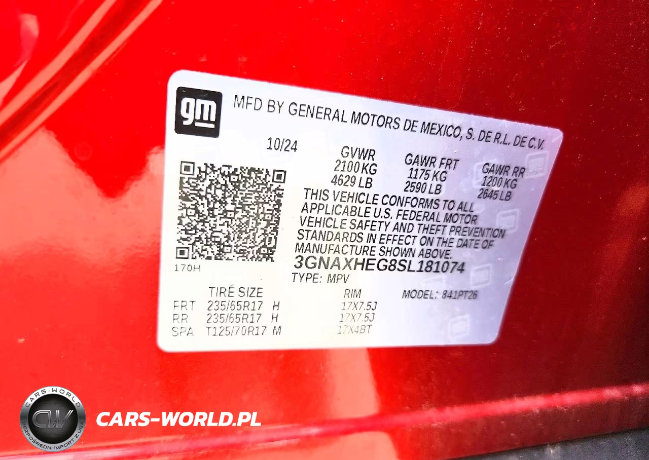 2025 Chevrolet Equinox Lt VIN:3GNAXHEG8SL181074 - 14