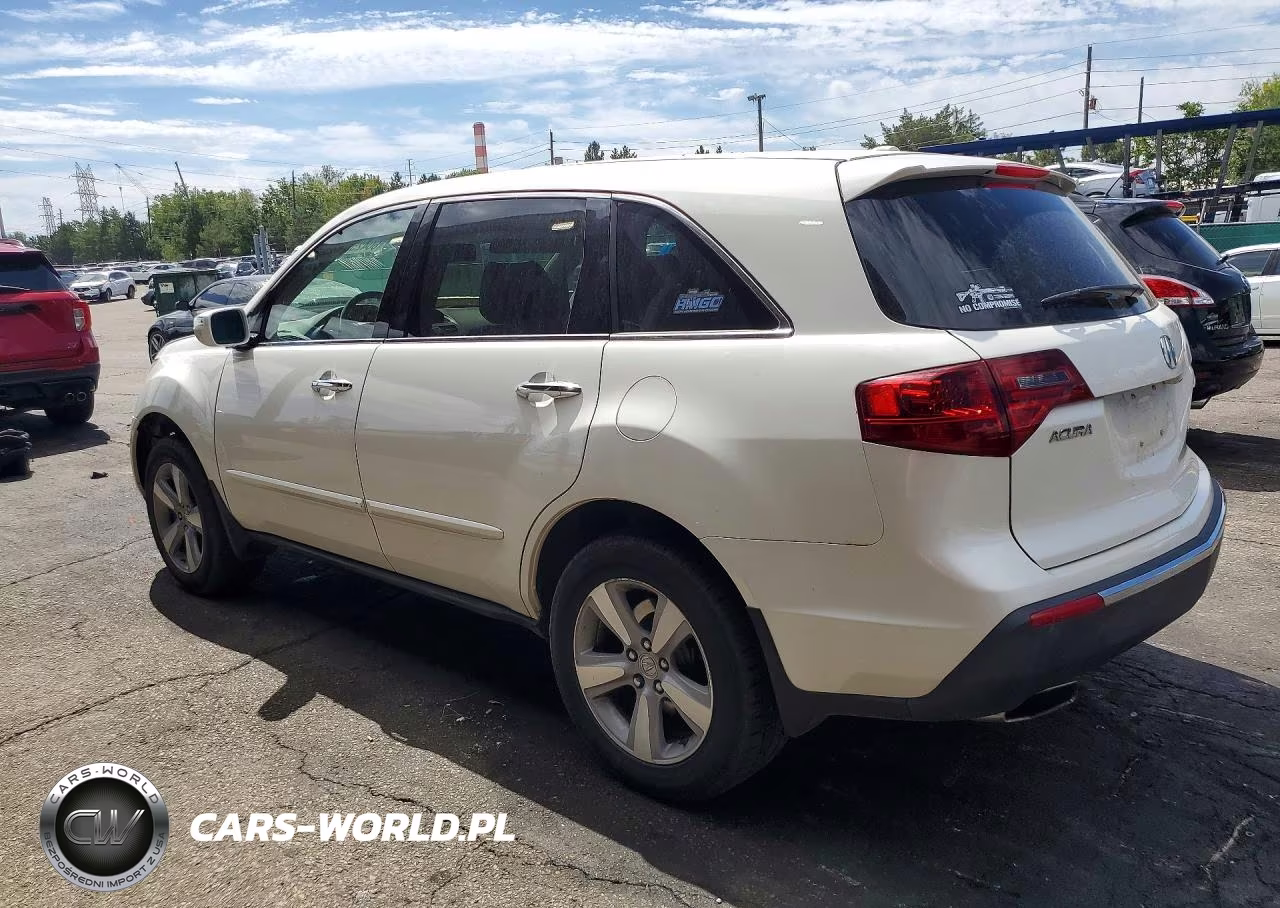 2011 Acura Mdx VIN:2HNYD2H2XBH539629 - 2