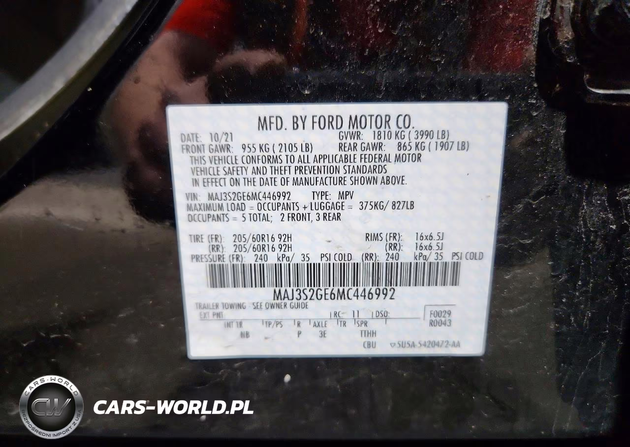 2021 Ford Ecosport Se VIN:MAJ3S2GE6MC446992 - 14