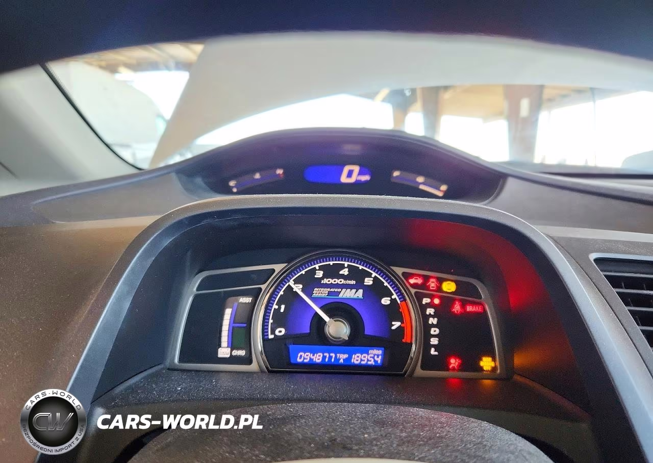 2008 Honda Civic Hybrid VIN:JHMFA36288S006595 - 9