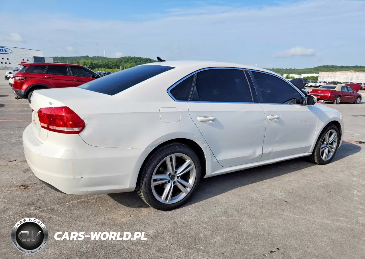 2014 Volkswagen Passat Se VIN:1VWBH7A35EC010013 - 3
