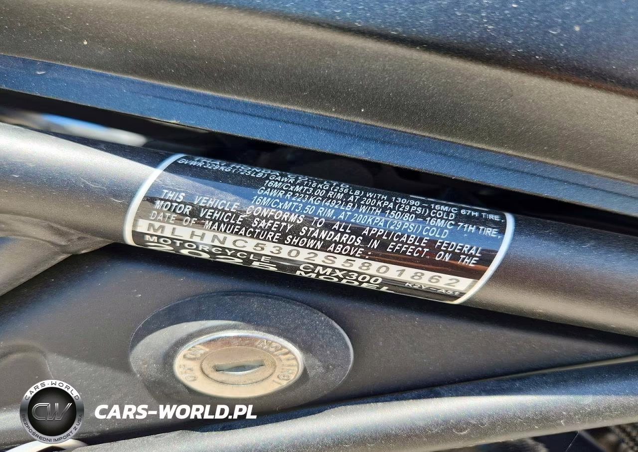 2025 Honda Cmx300 VIN:MLHNC5302S5801862 - 9