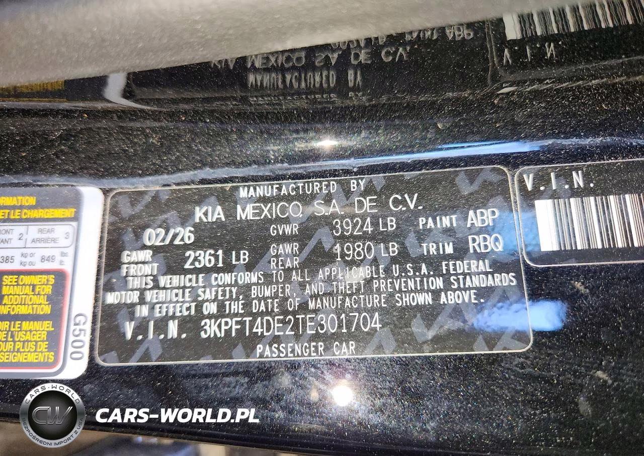 2026 Kia K4 Lxs VIN:3KPFT4DE2TE301704 - 12
