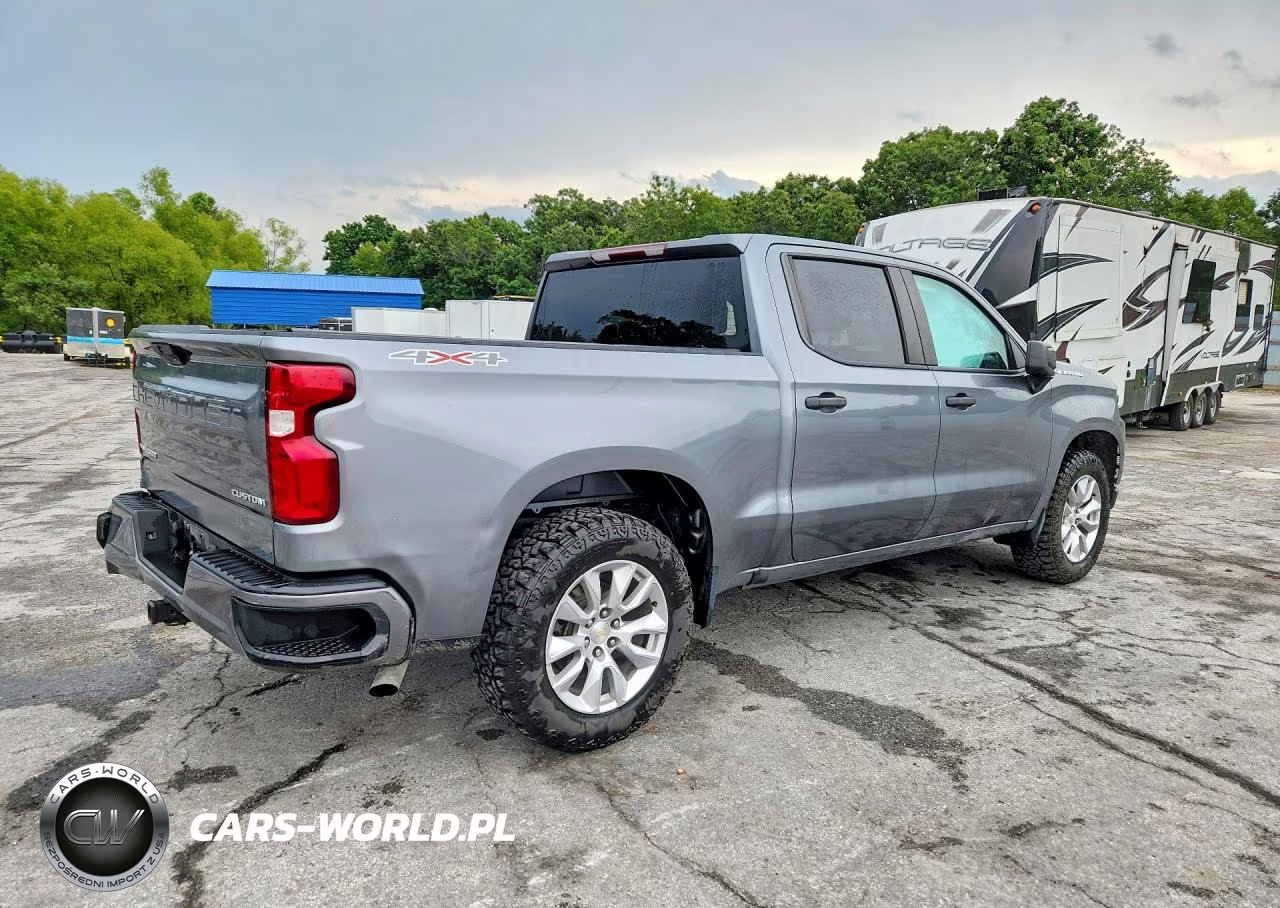 2021 Chevrolet Silverado K1500 Custom VIN:3GCPYBEK3MG242795 - 3