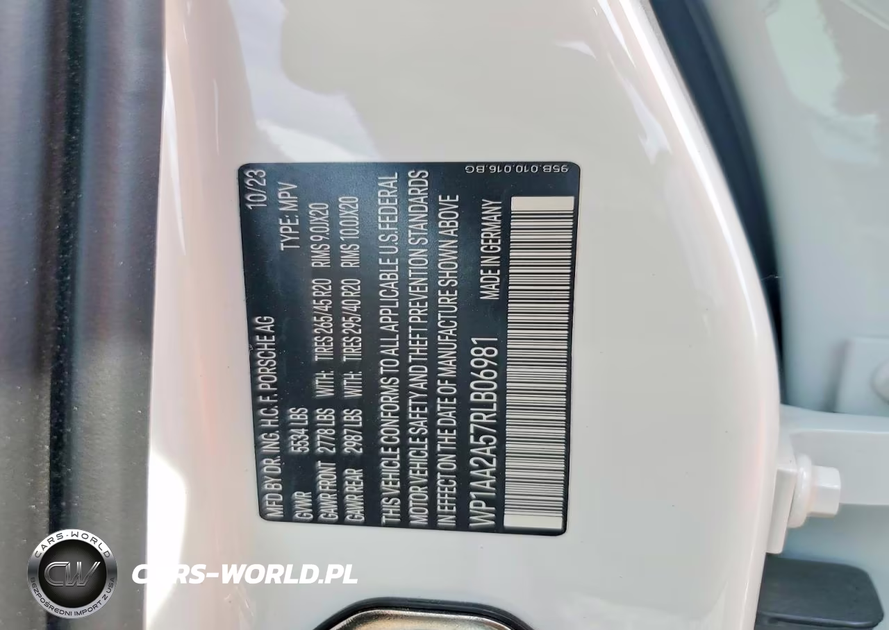 2024 Porsche Macan Base VIN:WP1AA2A57RLB06981 - 13