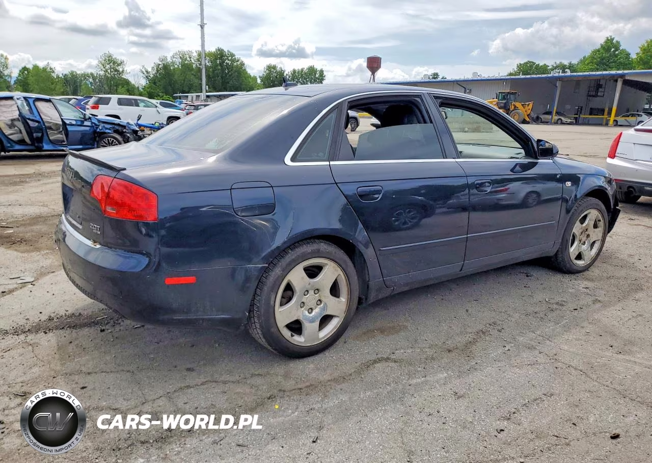 2007 Audi A4 2.0T Quattro VIN:WAUDF78E87A277456 - 3