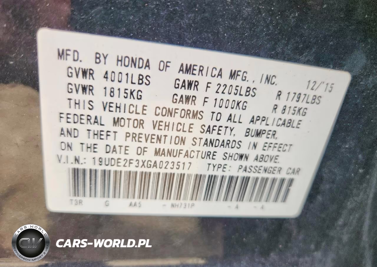 2016 Acura Ilx Base Watch Plus VIN:19UDE2F3XGA023517 - 13