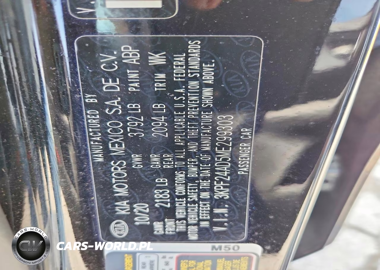 2021 Kia Forte Fe VIN:3KPF24AD5ME299303 - 12