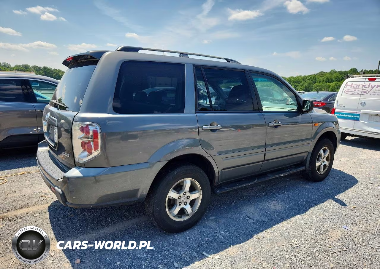 2007 Honda Pilot Exl VIN:5FNYF18597B015177 - 3