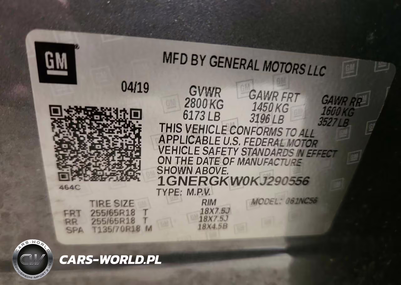 2019 Chevrolet Traverse Lt VIN:1GNERGKW0KJ290556 - 13