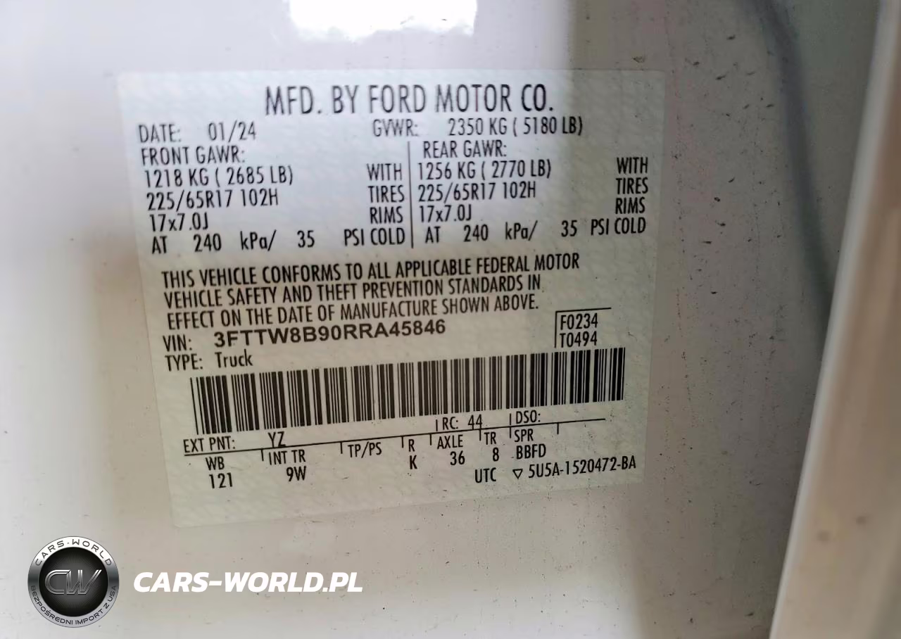 2024 Ford Maverick Xl VIN:3FTTW8B90RRA45846 - 13