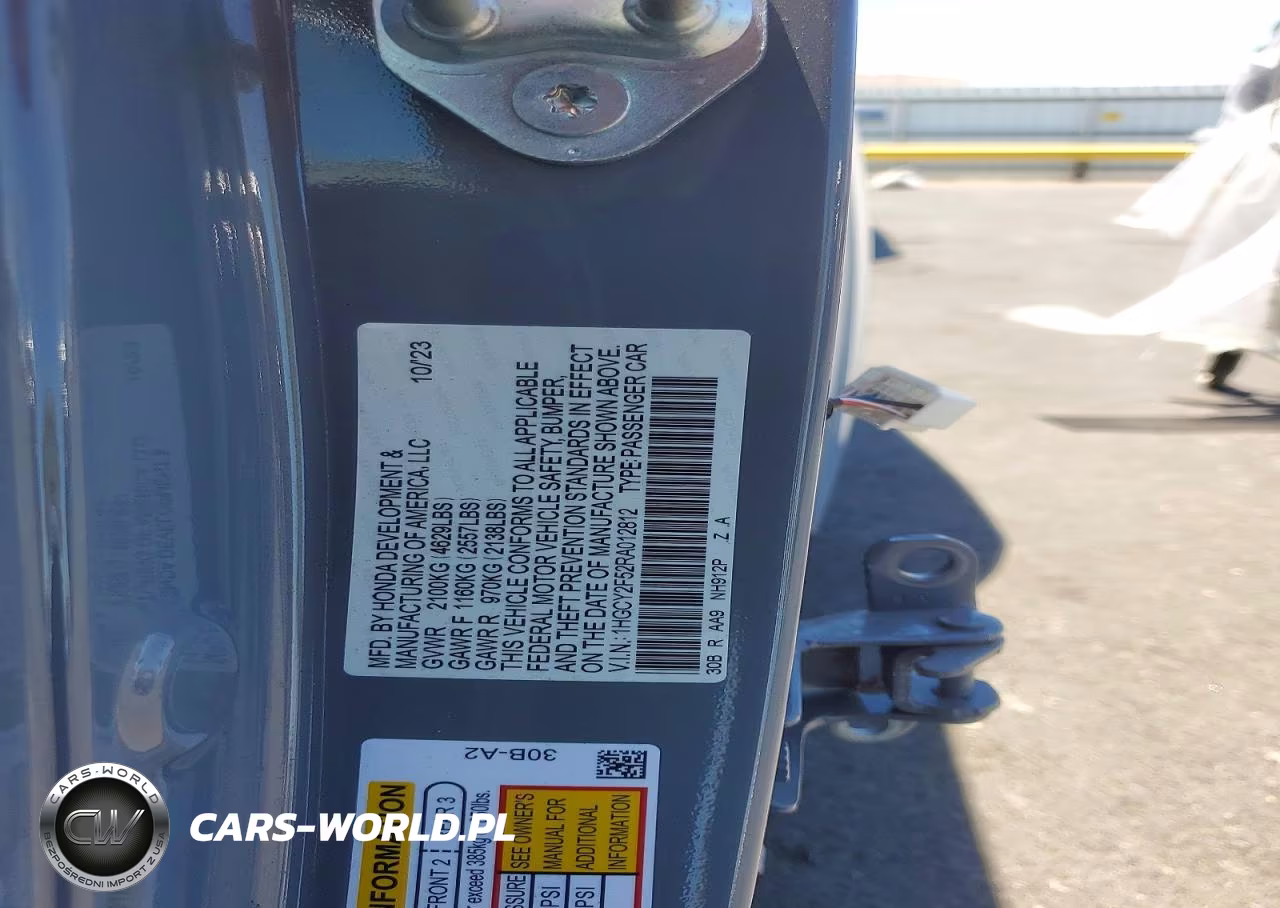 2024 Honda Accord Hybrid Sport VIN:1HGCY2F52RA012812 - 12