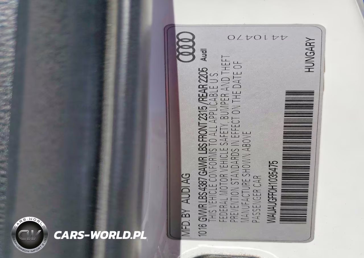 2017 Audi A3 Premium VIN:WAUAUGFF0H1035475 - 13