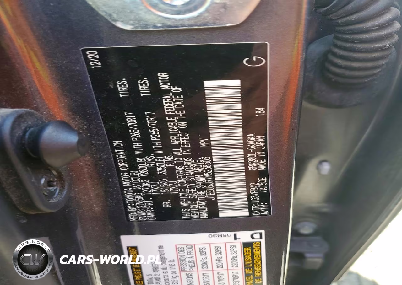 2021 Toyota 4Runner Sr5 VIN:JTEEU5JR7M5238503 - 12
