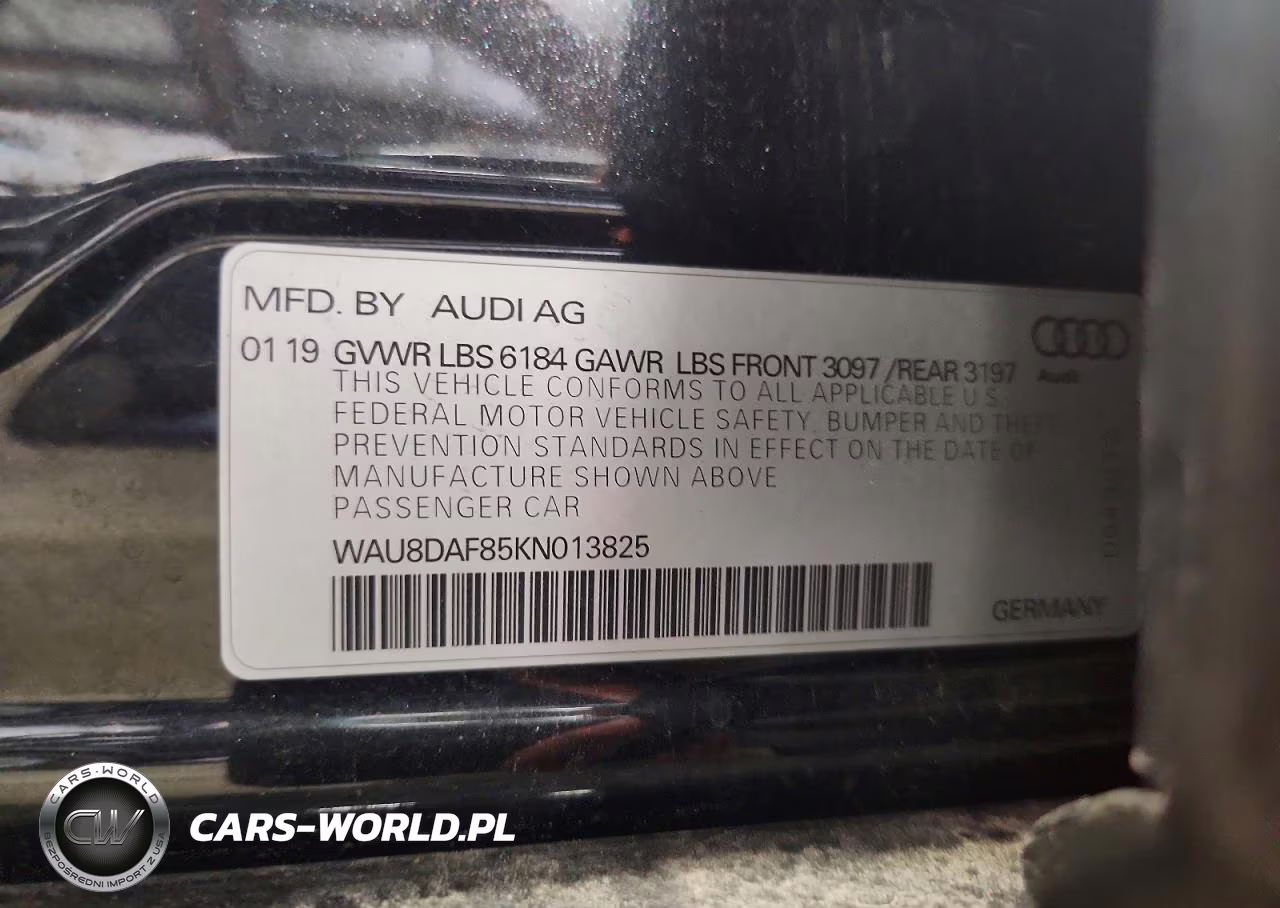 2019 Audi A8 L VIN:WAU8DAF85KN013825 - 12