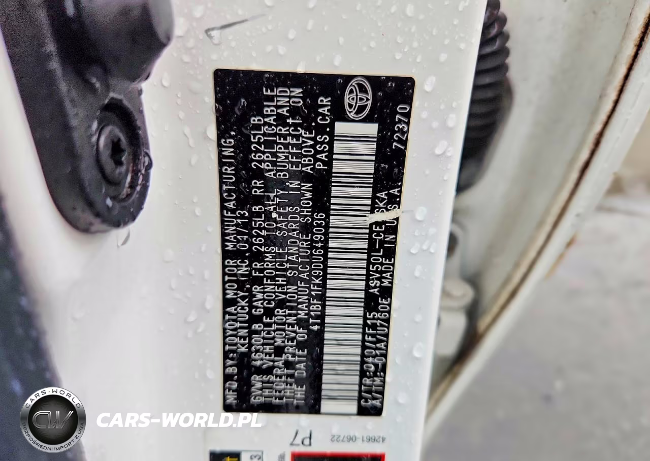 2013 Toyota Camry Se VIN:4T1BF1FK9DU649036 - 13