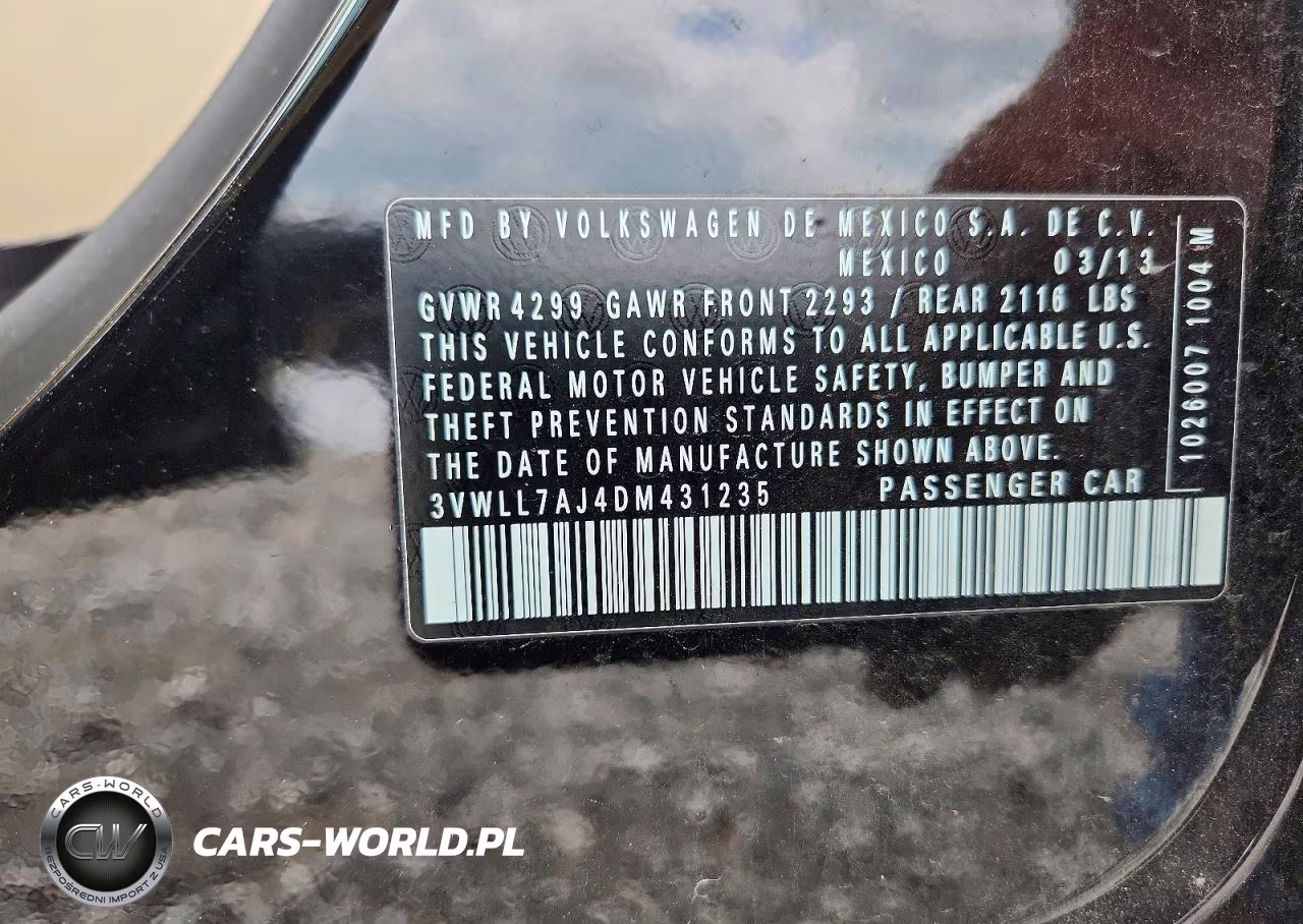 2013 Volkswagen Jetta Tdi VIN:3VWLL7AJ4DM431235 - 13