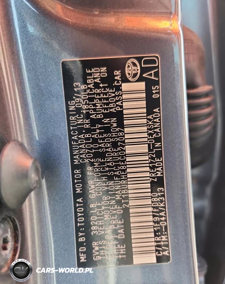 2014 Toyota Corolla S Plus VIN:2T1BURHE8EC027087 - 12